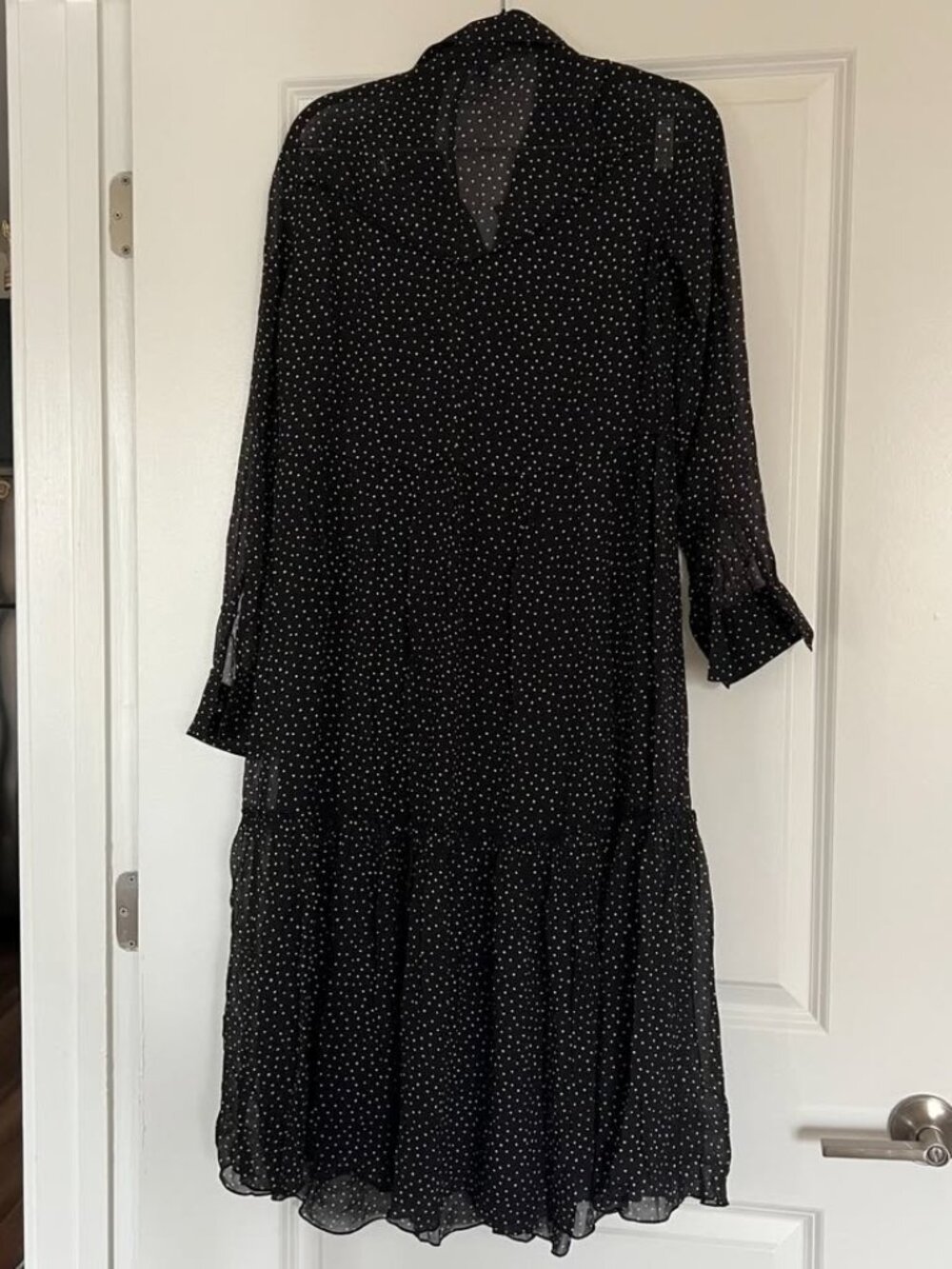 Rag & bone New York women polka dot dress XS with lining loose fit